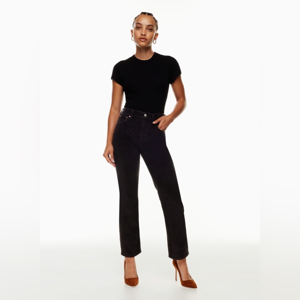 Aritzia Denim Forum The Arlo High Rise Straight 28L